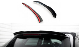 Heck Spoiler Aufsatz Abrisskante passend für SEAT LEON III schwarz Hochglanz
