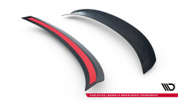 Heck Spoiler Aufsatz Abrisskante passend für Skoda Octavia RS Mk3 / Mk3 FL Combi schwarz Hochglanz