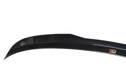 Heck Spoiler Aufsatz Abrisskante passend für Skoda Superb Combi Mk3 / Mk3 Facelift schwarz Hochglanz