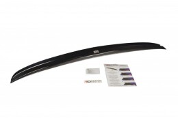 Heck Spoiler Aufsatz Abrisskante passend für Subaru Impreza II WRX schwarz Hochglanz