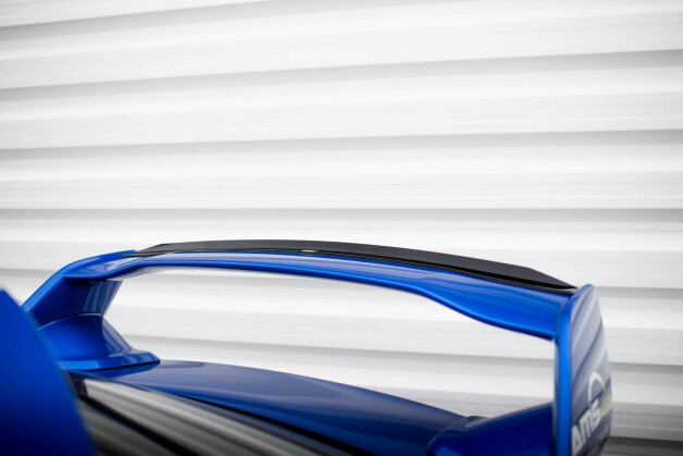 Heck Spoiler Aufsatz Abrisskante passend für SUBARU WRX STI schwarz Hochglanz