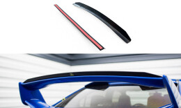 Heck Spoiler Aufsatz Abrisskante passend für SUBARU WRX STI schwarz Hochglanz