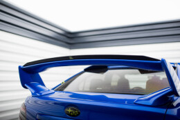 Heck Spoiler Aufsatz Abrisskante passend für SUBARU WRX STI schwarz Hochglanz