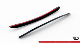 Heck Spoiler Aufsatz Abrisskante passend für SUBARU WRX STI schwarz Hochglanz