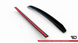 Heck Spoiler Aufsatz Abrisskante passend für SUBARU WRX STI schwarz Hochglanz