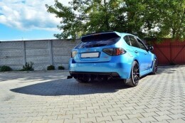 Heck Spoiler Aufsatz Abrisskante für Subaru Impreza WRX STI 2009-2011 schwarz Hochglanz