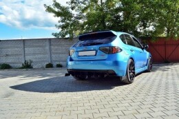 Heck Spoiler Aufsatz Abrisskante passend für Subaru Impreza WRX STI Mk3 schwarz Hochglanz