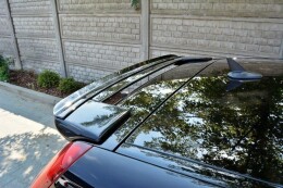 Heck Spoiler Aufsatz Abrisskante passend für VOLVO V50F R-DESIGN schwarz Hochglanz