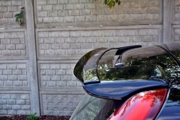 Heck Spoiler Aufsatz Abrisskante passend für VOLVO V50F R-DESIGN schwarz Hochglanz