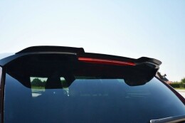 Heck Spoiler Aufsatz Abrisskante für Volvo V60 Polestar Facelift Carbon Look