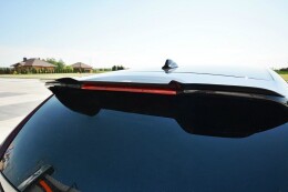Heck Spoiler Aufsatz Abrisskante passend für Volvo V60 Polestar Facelift schwarz Hochglanz