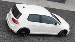 Heck Spoiler Aufsatz Abrisskante für VW GOLF 7 GTI CLUBSPORT schwarz Hochglanz