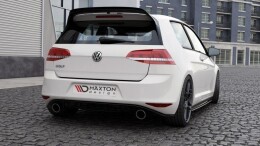 Heck Spoiler Aufsatz Abrisskante passend für VW GOLF 7 GTI CLUBSPORT schwarz Hochglanz