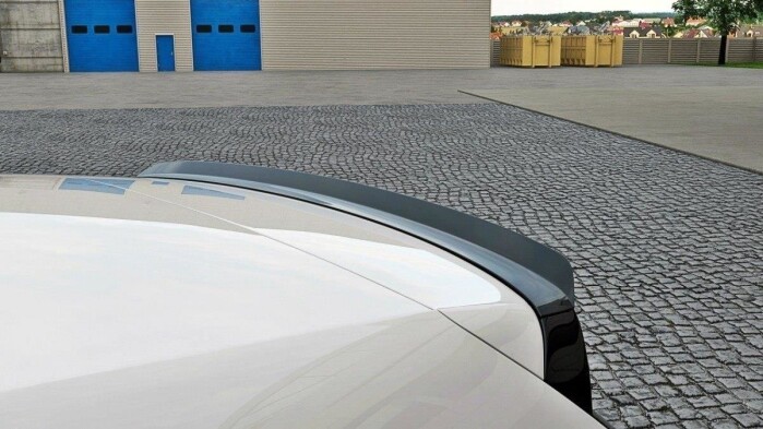 Heck Spoiler Aufsatz Abrisskante passend für VW Polo GTI Mk5 Facelift schwarz Hochglanz