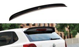 Heck Spoiler Aufsatz Abrisskante für VW Polo GTI Mk5 FL schwarz Hochglanz