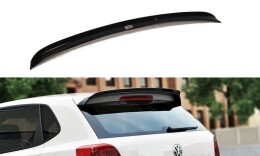 Heck Spoiler Aufsatz Abrisskante passend für VW Polo GTI Mk5 Facelift schwarz Hochglanz