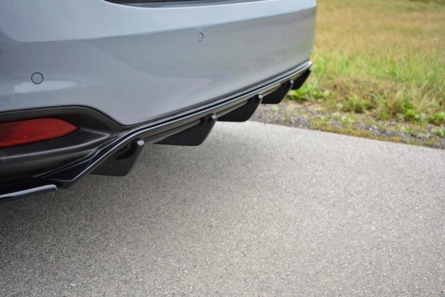 Street+ Heck Ansatz Diffusor passend für Fiat Tipo S-Design SW schwarz Hochglanz