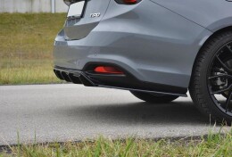 Street+ Heck Ansatz Diffusor passend für Fiat Tipo S-Design SW schwarz Hochglanz