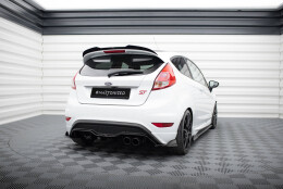 Heck Ansatz Diffusor Ford Fiesta Mk7 ST Facelift schwarz...