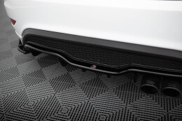 Heck Ansatz Diffusor für Ford Fiesta ST 3-Türige version Mk7 FL schwarz Hochglanz