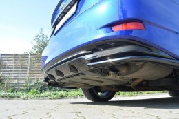 Heck Ansatz Diffusor für Lexus GS Mk4 Facelift H schwarz Hochglanz