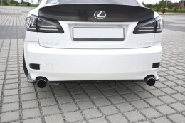 Heck Ansatz Diffusor für Lexus IS Mk2 schwarz Hochglanz