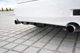 Heck Ansatz Diffusor passend für Lexus IS Mk2 schwarz Hochglanz