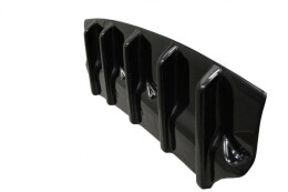 Street+ Heck Ansatz Diffusor passend für Lexus IS Mk3 FL T schwarz Hochglanz