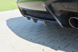 Heck Ansatz Diffusor passend für Lexus RC F schwarz Hochglanz