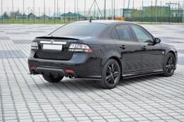 Heck Ansatz Diffusor passend für Saab 9-3 Aero Mk2 Facelift schwarz Hochglanz