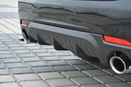 Heck Ansatz Diffusor passend für Saab 9-3 Aero Mk2 Facelift schwarz Hochglanz