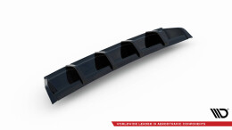 Heck Ansatz Diffusor passend für VW GOLF 7 GTI FACELIFT schwarz Hochglanz