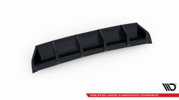 Heck Ansatz Diffusor passend für VW GOLF 7 GTI FACELIFT schwarz Hochglanz