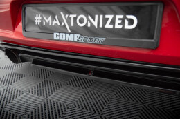 Mittlerer Cup Diffusor Heck Ansatz für VW GOLF Mk7 GTI CLUBSPORT