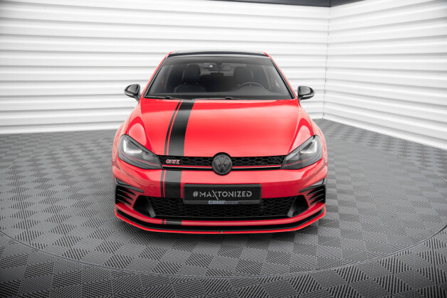 Cup Spoilerlippe Front Ansatz für VW Golf GTI Clubsport Mk7