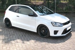 Cup Spoilerlippe Front Ansatz für VW Polo WRC Mk5 schwarz Hochglanz