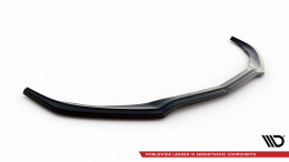 Cup Spoilerlippe Front Ansatz V.1 passend für Mercedes-AMG C63 Limousine / Kombi W205 / S205 schwarz Hochglanz