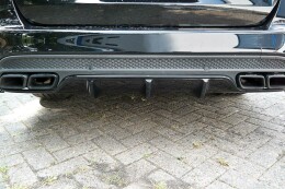 Heck Ansatz Diffusor für Mercedes C-Klasse S205 63 AMG Kombi schwarz Hochglanz