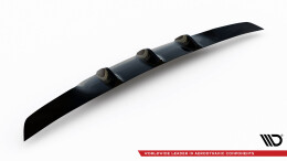 Heck Ansatz Diffusor passend für Mercedes C-Klasse S205 63 AMG schwarz Hochglanz