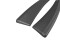 Heck Ansatz Flaps Diffusor passend für Mercedes C-Klasse C205 63 AMG Coupe schwarz Hochglanz