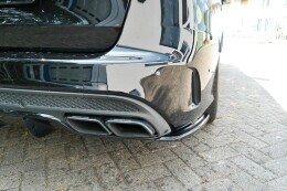 Heck Ansatz Flaps Diffusor für Mercedes C-Klasse...