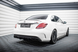 Heck Ansatz Flaps Diffusor passend für Mercedes...
