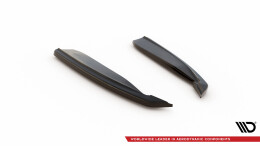 Heck Ansatz Flaps Diffusor passend für Mercedes C-Klasse S205 63 AMG schwarz Hochglanz