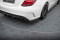 Heck Ansatz Flaps Diffusor passend für Mercedes C-Klasse S205 63 AMG schwarz Hochglanz