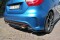 Heck Ansatz Flaps Diffusor passend für Mercedes W176 AMG-LINE vor Facelift schwarz Hochglanz