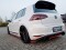 Heck Ansatz Flaps Diffusor für VW GOLF Mk7 GTI CLUBSPORT schwarz matt