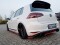 Heck Ansatz Flaps Diffusor passend für VW GOLF Mk7 GTI Clubsport schwarz matt