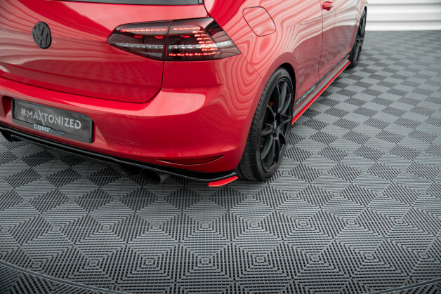 Street+ Heck Ansatz Flaps passend für VW Golf Mk7 GTI CLUBSPORT