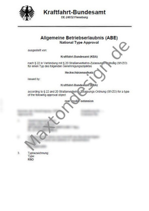 Maxton Design Street+ Diffusor Heck Ansatz Flaps Gutachten ABE passend für RSD1 RD1 RS1 Artikel