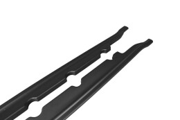 Seitenschweller Ansatz Cup Leisten für Kia Ceed GT MK2 schwarz Hochglanz